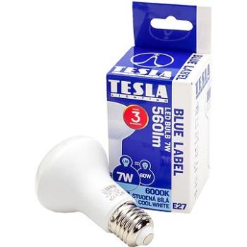 TESLA LED REFLEKTOR R63, E27, 7 W, 560 lm, 6000 K studená biela (R6270760-7)