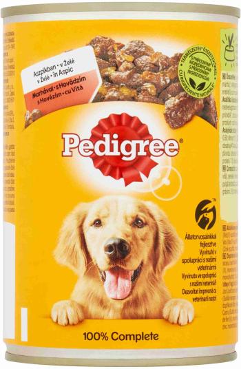 PEDIGREE Konzerva s hovädzím v želé 400g