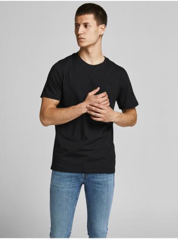 Tričká s krátkym rukávom pre mužov Jack & Jones - čierna