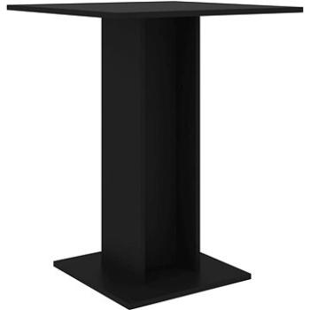 Bistro stolík čierny 60 × 60 × 75 cm drevotrieska (802103)