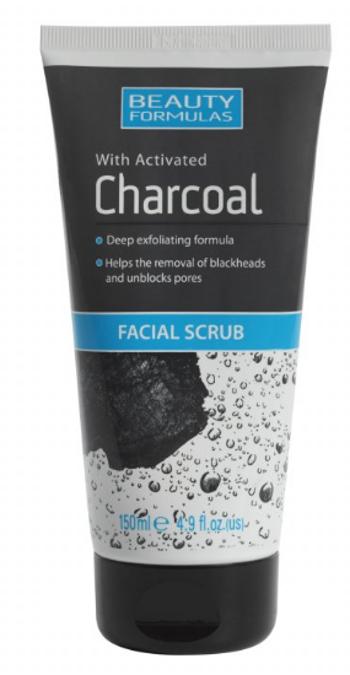 BeautyFormulas Beauty Formulas Pleťový scrub s aktívnym uhlím 150 ml