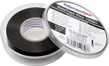 HellermannTyton HelaTape Flex 1000+ 710-10601 Electrical tape set HelaTape Flex 1000+ čierna (d x š) 20 m x 19 mm 10 ks