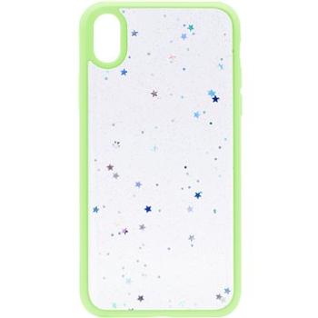 iWill Clear Glitter Star Phone Case pre iPhone XR Green (DIP888-30)
