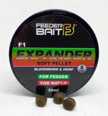 Feederbait mäkčená peletka expander soft pellet 50 ml 8 mm - patentka konope