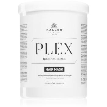 Kallos Plex Hair Mask regeneračná maska pre poškodené, chemicky ošetrené vlasy 1000 ml