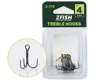 Zfish trojháčiky treble hooks z-779 - 2