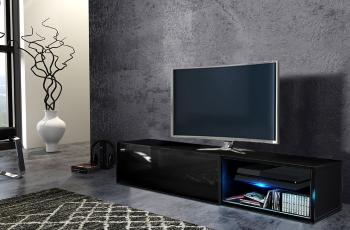 WIP Tv stolík Best Farba: čierna / čierny lesk