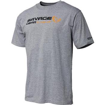 Savage Gear Signature Logo T-Shirt Grey Melange (RYB020176nad)