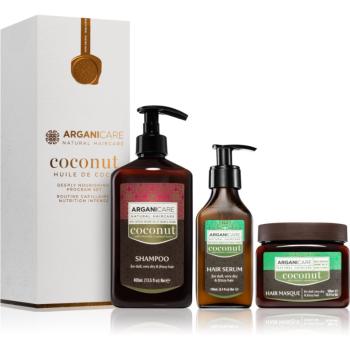 Arganicare Coconut Deeply Nourishing Program Set darčeková sada(s vyživujúcim účinkom)