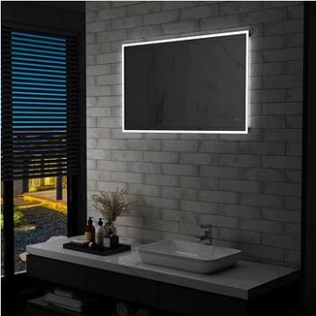 Kúpeľňové zrkadlo s LED svetlami a dotykovým senzorom 100 × 60 cm (144737)