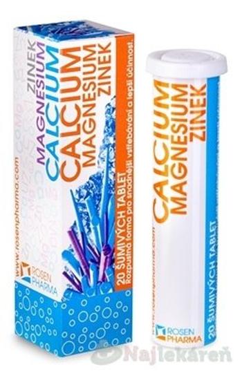 Rosen Calcium Magnesium Zinek 20 šumivých tabliet