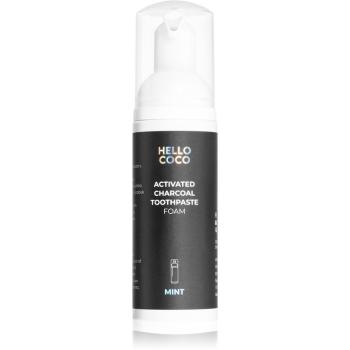 Hello Coco Activated Charcoal bieliaca zubná pasta s aktívnym uhlím 50 ml