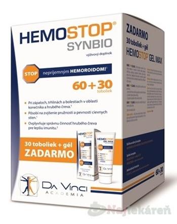 Hemostop SynBio 90 tabliet + hemostop gél 75 ml