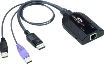 ATEN KVM káblový adaptér [1x USB 2.0 zástrčka A, zástrčka DisplayPort - 1x RJ45 zásvuka]