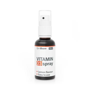 GymBeam Vitamín D3 Sprej 30 ml citrón