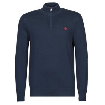 Timberland  Svetre LS WILLIAMS RIVER 1/4 ZIP  Modrá