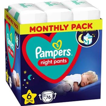 PAMPERS Night Pants veľ. 6 (4× 19 ks) (BABY169288s)