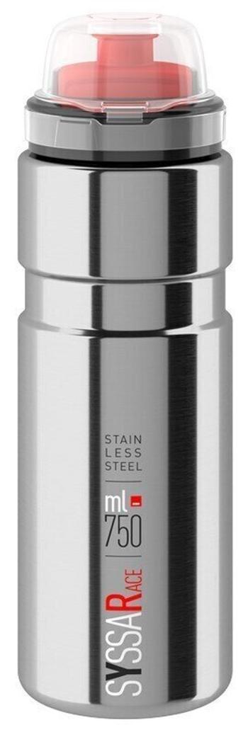 Elite Cycling Syssa Race Silver Glossy 750 ml Cyklistická fľaša