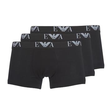 Emporio Armani  CC715-PACK DE 3  Boxerky Čierna