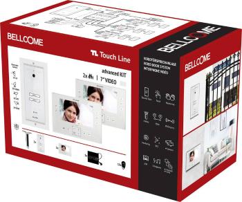Bellcome VKM.P2F3.T3S4.BLW04 domové videotelefón káblový kompletný set 14-dielna biela