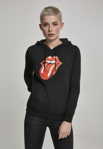 Mr. Tee Rolling Stones Tongue Ladies Hoody black - S