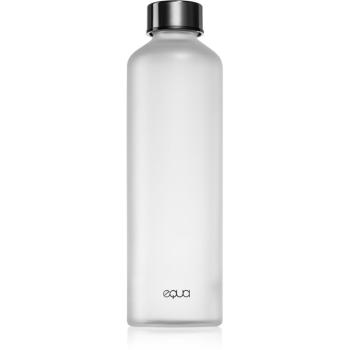 Equa Mismatch sklenená fľaša na vodu farba Velvet Black 750 ml