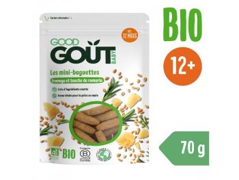 GOOD GOUT Mini bagetky s rozmarínom a syrom 70g