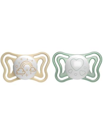 Chicco Physio Light Physio Forma Night cumlík Gold/Green 2 ks