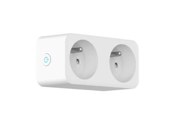 Smart dvojitá zásuvka IMMAX NEO 07752L ZigBee Tuya