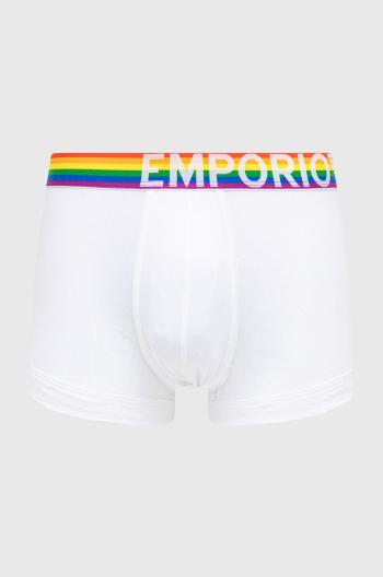 Boxerky Emporio Armani Underwear pánske, biela farba