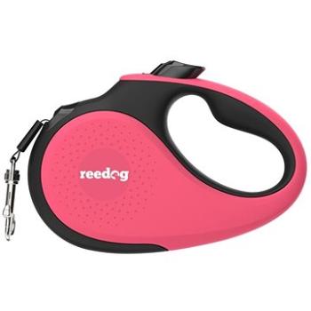 Reedog Senza Premium samonavíjacie vodidlo M 25 kg/5 m páska/ružové (8596067302420)