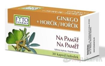 Fyto Ginkgo + Horčík na pamäť 30 kapsúl