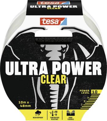 tesa ULTRA POWER CLEAR 56497-00000-00 inštalačné izolačná páska  priehľadná (d x š) 10 m x 48 mm 1 ks