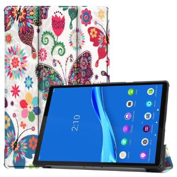 ART Zaklápací kryt Lenovo Tab M10 Plus (TB-X606F / ZA5T0081CZ / ZA5V0206CZ) COLORFUL BUTTERFLY