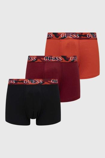 Boxerky Guess 3-pak JOE pánske, oranžová farba, U4RG00 K6YW0