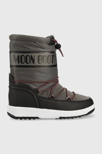 Detské snehule Moon Boot MOON BOOT JR BOY SPORT šedá farba