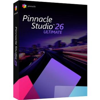 Pinnacle Studio 26 Ultimate (BOX) (PNST26ULMLEU) + ZDARMA Plátno Corel green screen sheet (BOX)