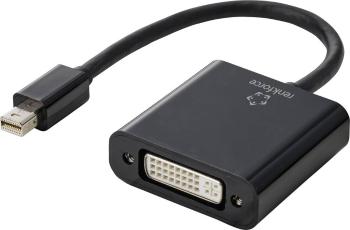 Renkforce RF-4769258 DisplayPort / DVI adaptér [1x mini DisplayPort zástrčka - 1x DVI zásuvka 24+5-pólová] čierna PVC pl