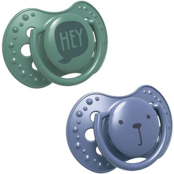 LOVI Hey 0-3m cumlík Blue / Green 2 ks