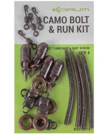 Korum montáž camo bolt & run kit - standard