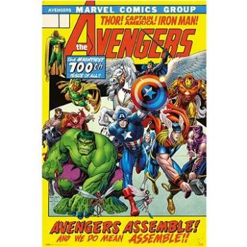 Marvel – Avengers – 100th Issue – plagát (8435497277567)