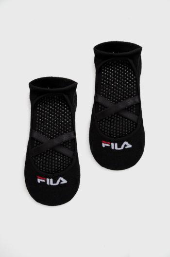 Ponožky Fila dámske, čierna farba