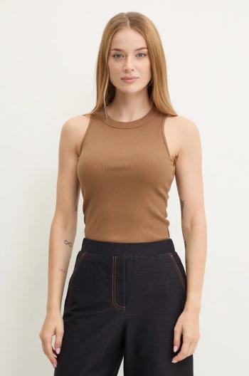 Top Max Mara Leisure dámsky, hnedá farba, 2426946068600