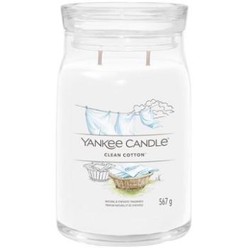 YANKEE CANDLE Signature sklo 2 knôty Clean Cotton 567 g (5038581128740)