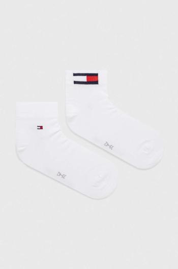 Ponožky Tommy Hilfiger 2-pak pánske, biela farba