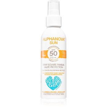 Alphanova Sun Bio opaľovací sprej SPF 50 150 g