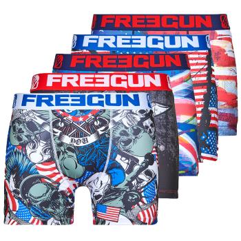 Freegun  BOXERS DRAPEAUX X5  Boxerky Viacfarebná