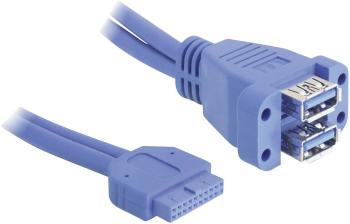 Delock #####USB-Kabel #####USB 3.2 Gen1 (USB 3.0 / USB 3.1 Gen1) #####Pfostenstecker 19pol. , #####USB-A Buchse 45.00 cm