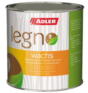 Adler Legno-Wachs - vodeodolný rýchloschnúci vosk na drevený nábytok a obklady v interiéri 750 ml farblos - bezfarebný