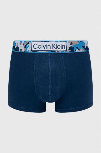 Boxerky Calvin Klein Underwear pánske, tmavomodrá farba
